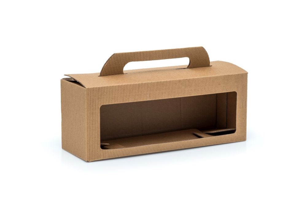 Pudełka karbowane na 3 słoiki miodu 0,35 l 265x87x97 mm 10 szt.