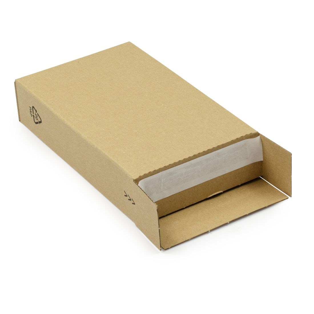 Pudełko wysyłkowe kartonowe Flatbox F10 135x50x230 mm brązowe