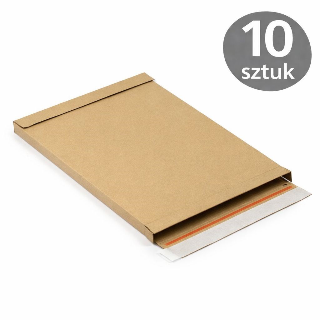 Pudełko kartonowe wysyłkowe Flatbox F03 płaskie 250x20x350 mm 10 szt.