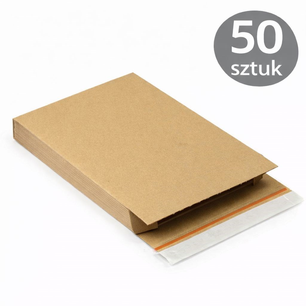 Pudełko wysyłkowe Flatbox F07 160x30x250 mm InPost Gabaryt XS 50 szt.