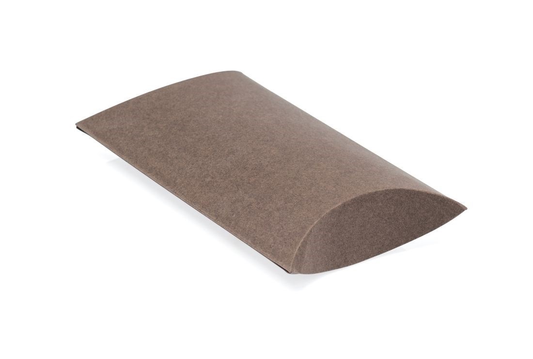 Pudełka ozdobne typu poduszka 250x165x50 mm brązowe L 10 szt.