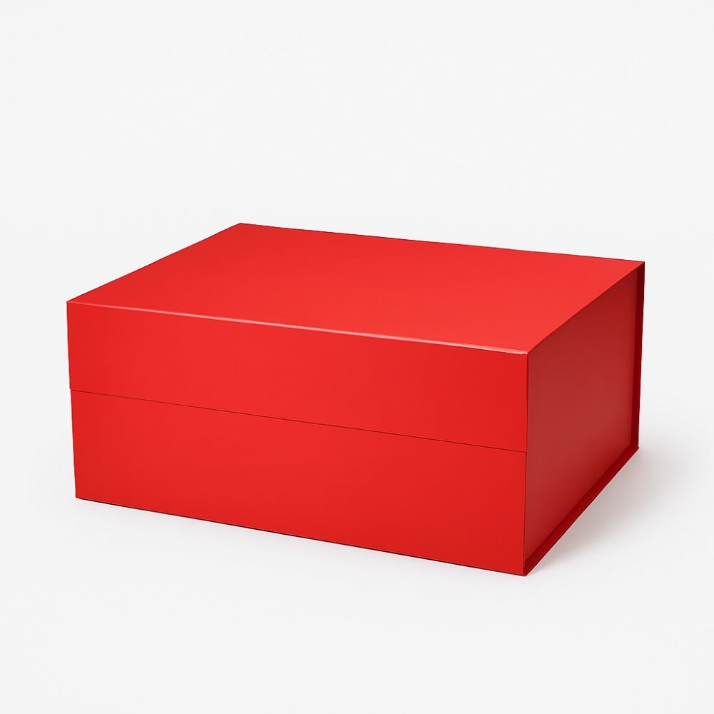 Pudełko Magnetyczne Czerwone 440x320x200mm(zew) A3 Ozdobne na prezent