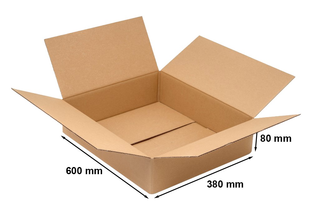 Karton InPost Klapowy 600x380x80mm(zewn) B360 Paczkomat Gabaryt A
