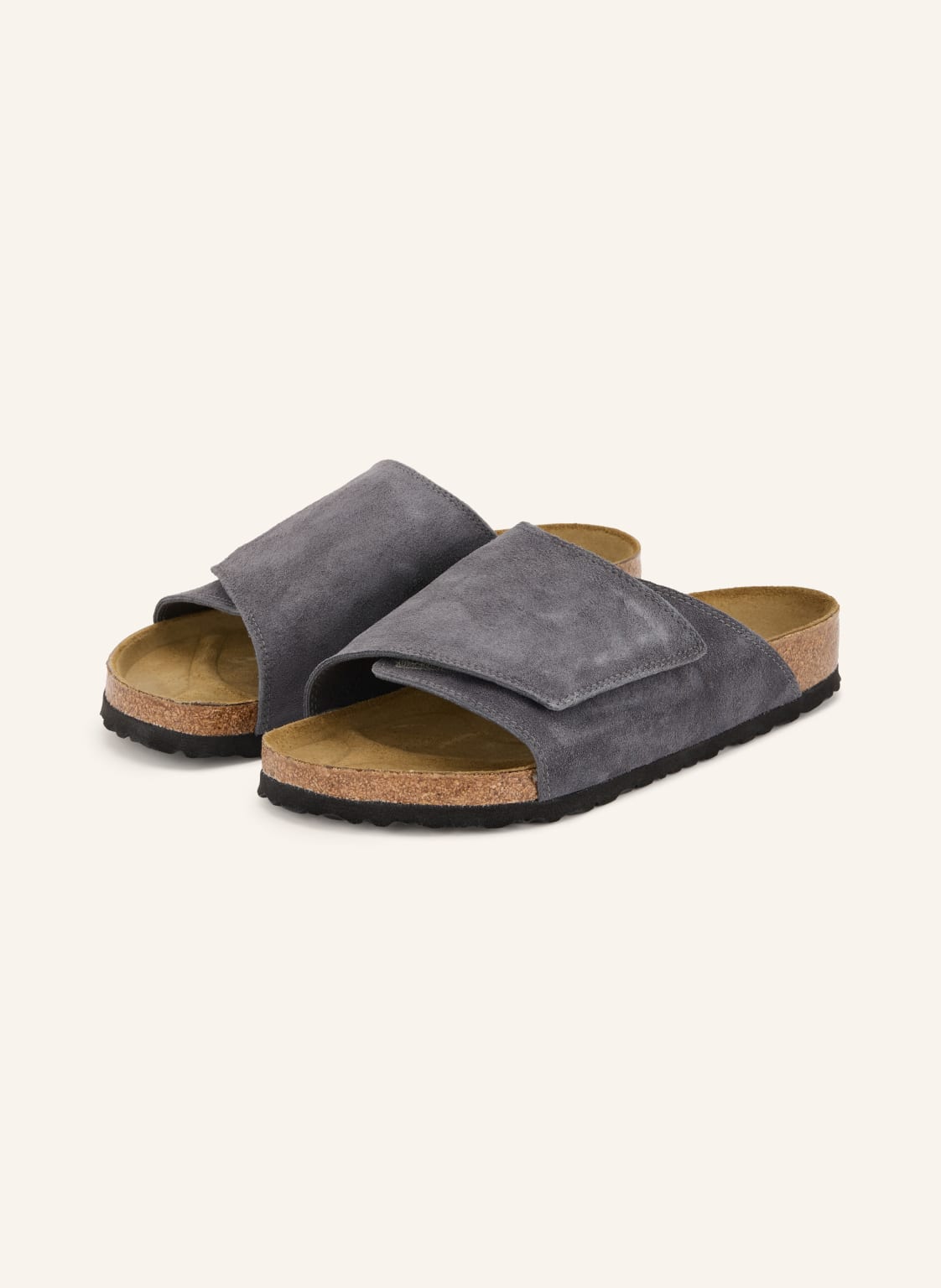 Birkenstock Klapki Solana Leve Charcoal blau