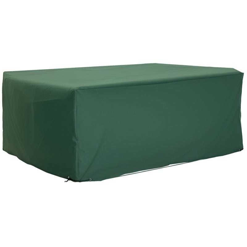 ogrodowy pokrowiec na meble ogrodowe wodoodp., anty-UV 600D ciężki Duty Oxford tkanina patio pokrowiec na meble do prostokątny sofa stół zestaw