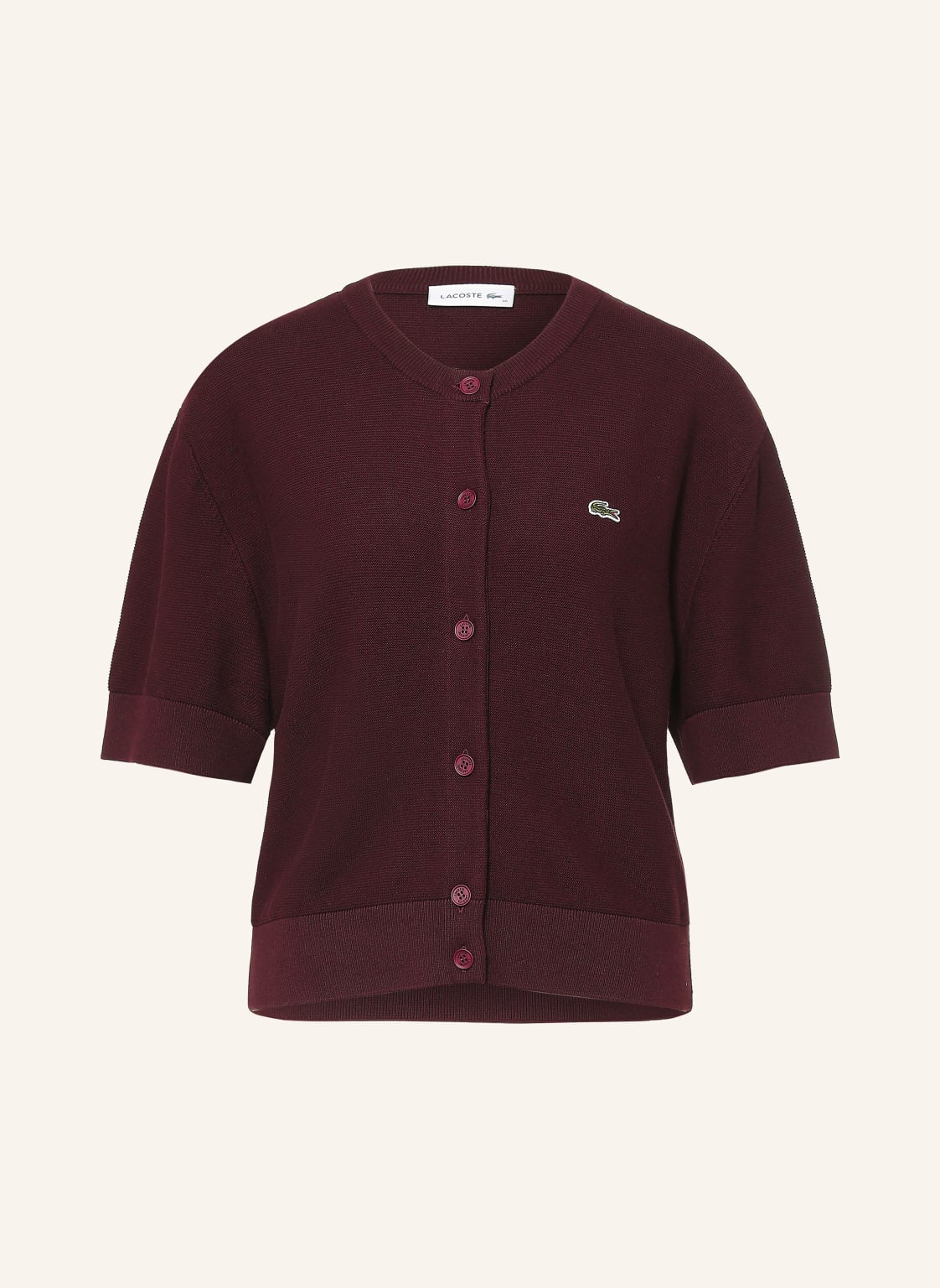 Lacoste Kardigan rot