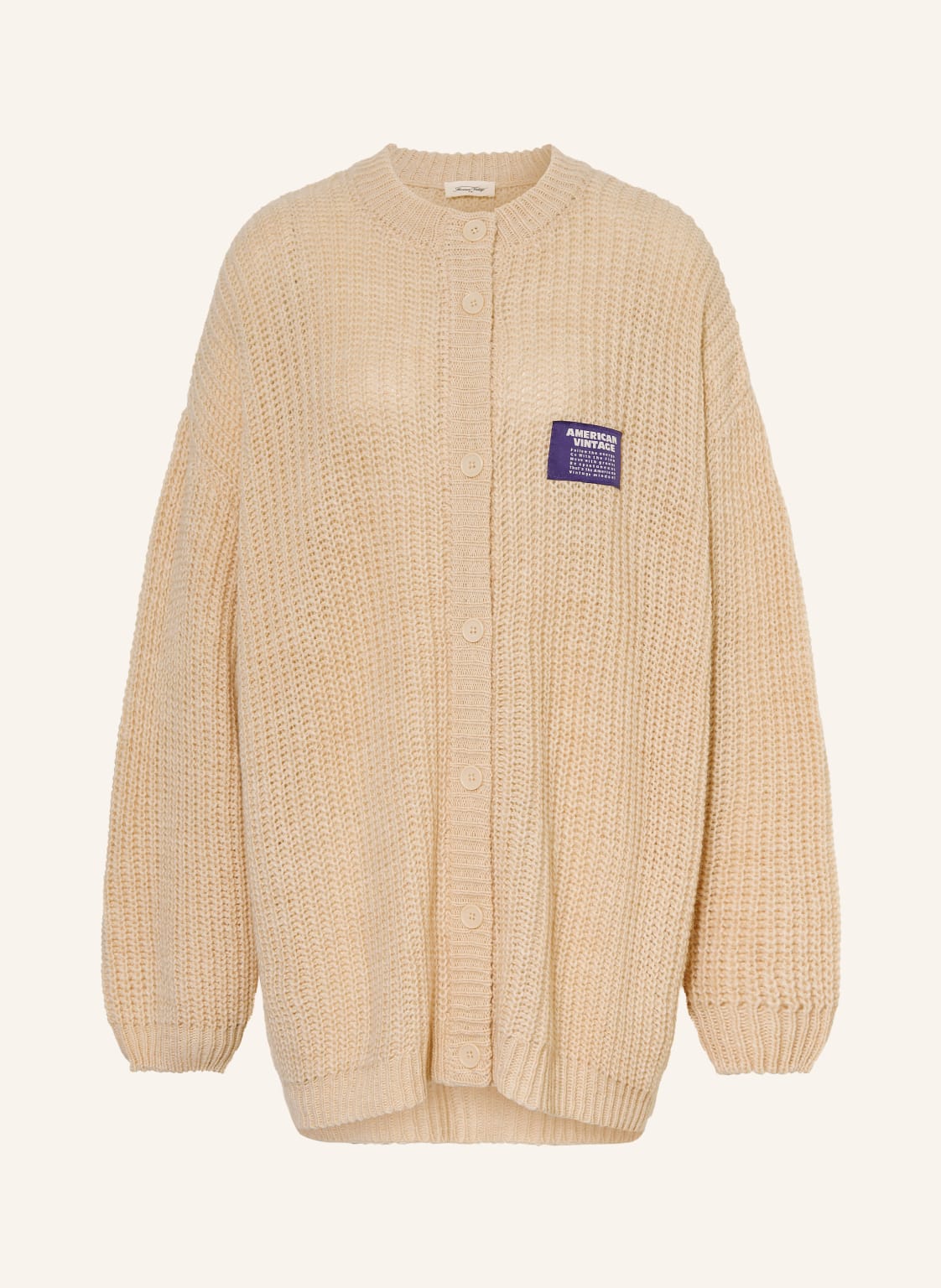 American Vintage Kardigan Cyrow beige