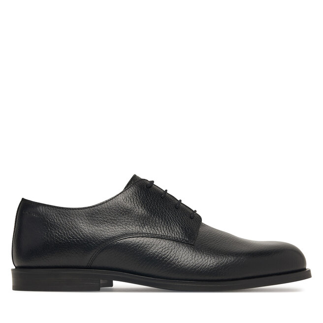 Półbuty Calvin Klein Ess Rubber Derby HM0HM02268 Czarny