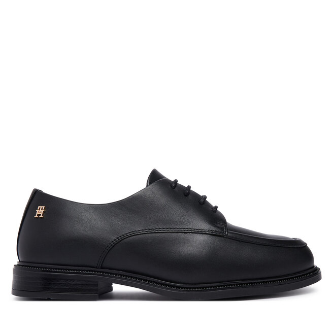 Oxfordy Tommy Hilfiger Classoc Leather Derby FW0FW09487 Czarny