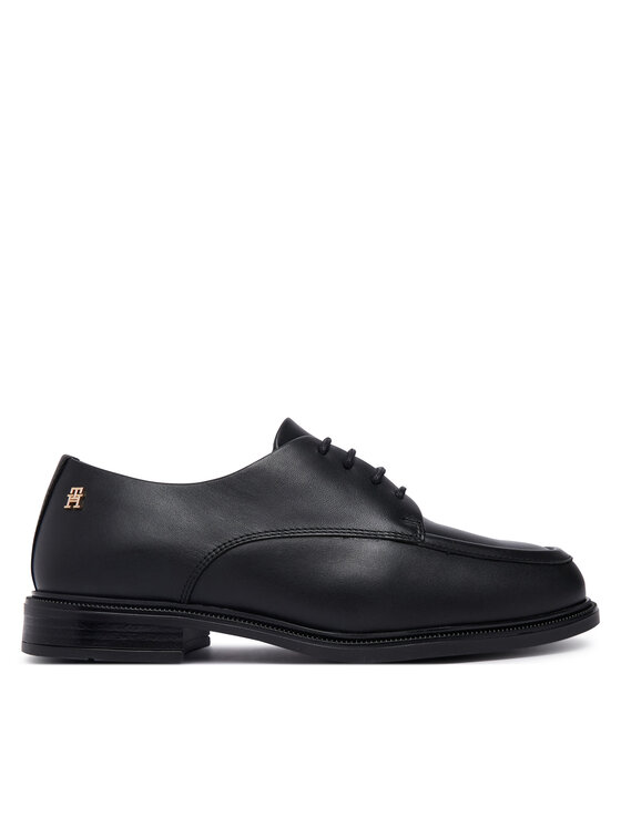 Tommy Hilfiger Oxfordy Classoc Leather Derby FW0FW09487 Czarny