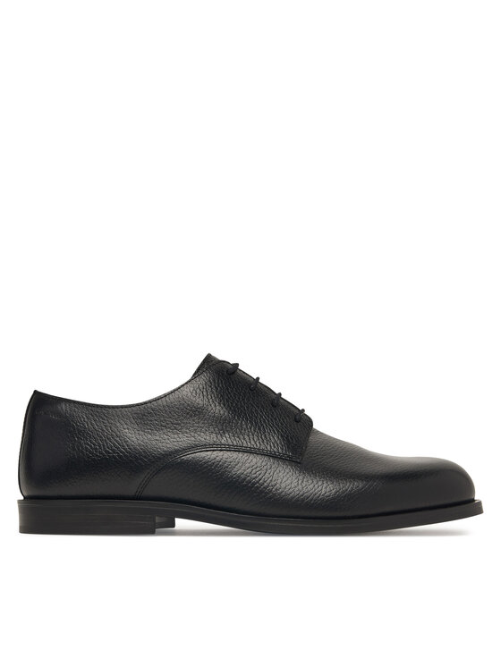 Calvin Klein Półbuty Ess Rubber Derby HM0HM02268 Czarny