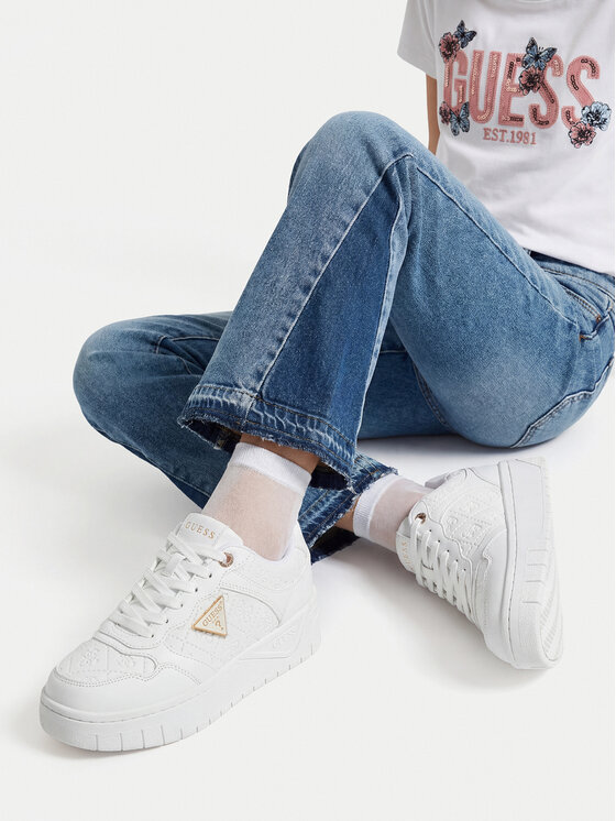 Guess Sneakersy CEOWB-BIC-GG-68-SS Biały