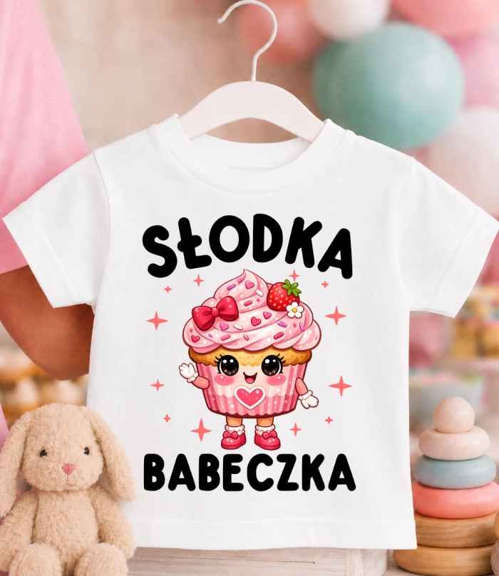 Koszulka dziecięca ''SŁODKA BABECZKA'' BABECZKA