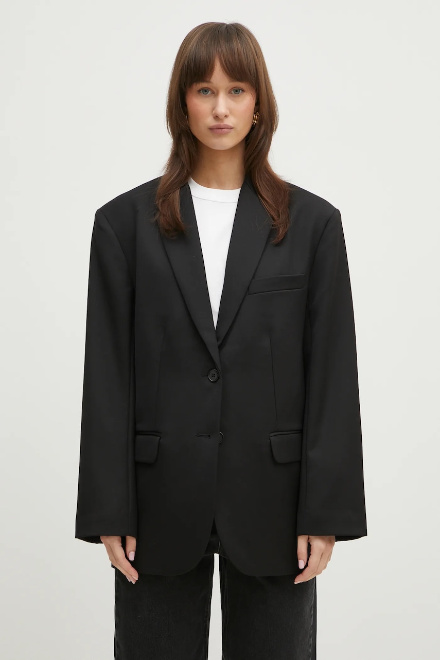 Anine Bing marynarka wełniana Quinn Blazer