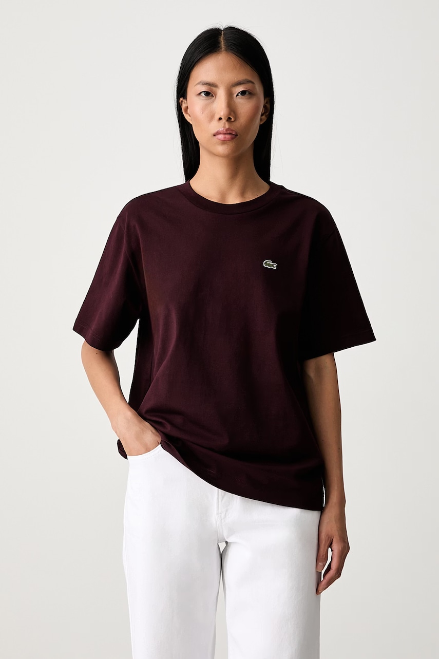 Lacoste T-shirt bawełniany damski