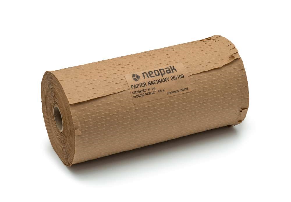 Papier nacinany 30cm/100m Ekologiczny do Pakowania Zabezpieczający