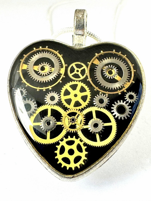 Wisior serce 0 Silver Heart (Black) VI + Pudełko