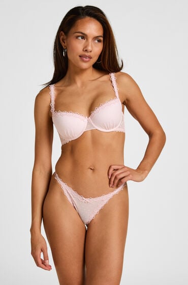 Hunkemöller Stringi Eleanora Różowy