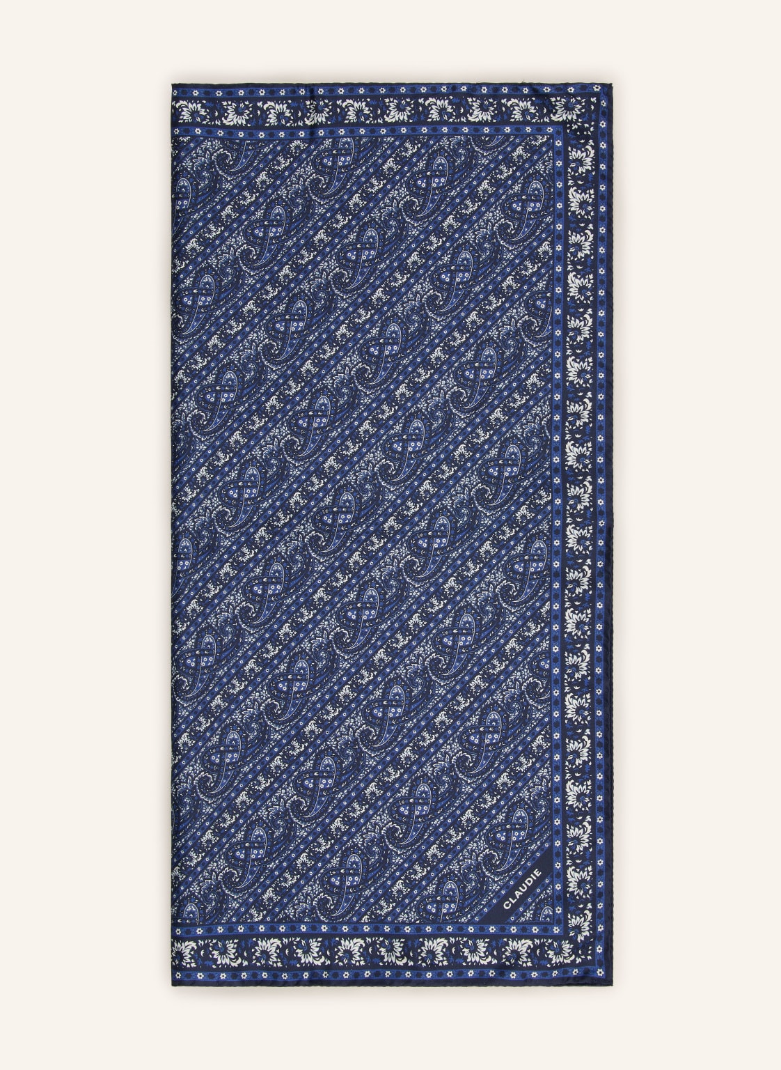 Claudie Pierlot Szalik Jedwabny blau