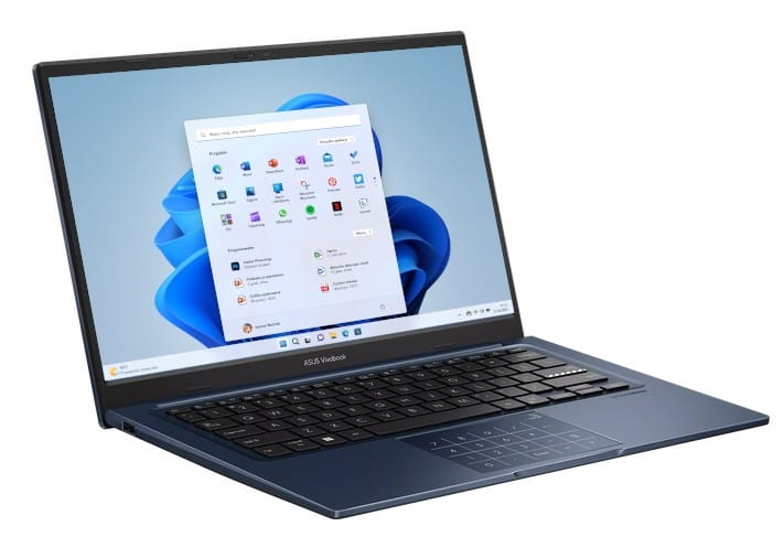 ASUS Vivobook 14 X1404MA-EB053W - Core 7 350 14'' FHD 16GB 512GB W11H Niebieski 90NB17J1-M002U0