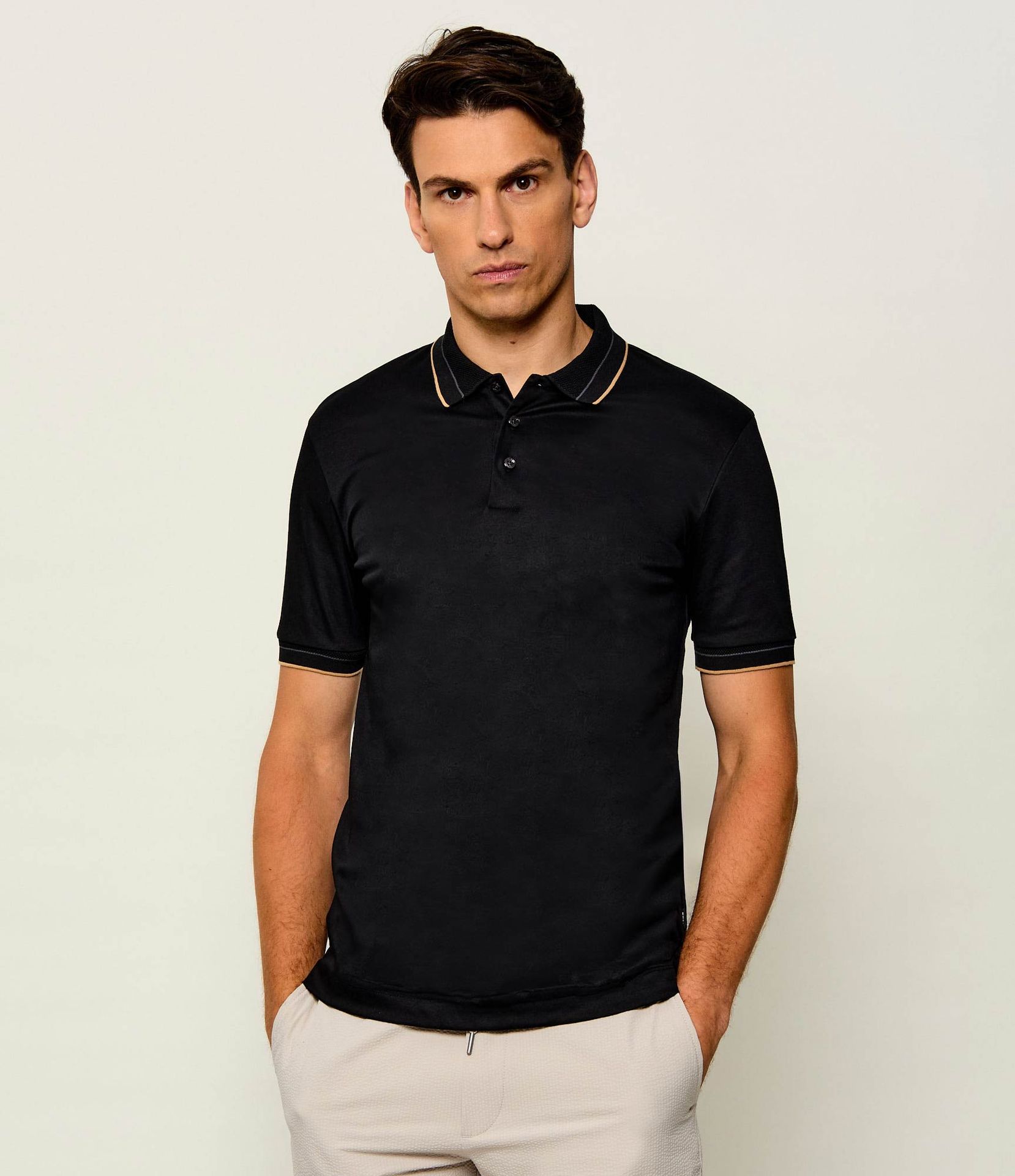 BOSS BLACK Polo H-Phillipson 195 Slim Fit mercerised