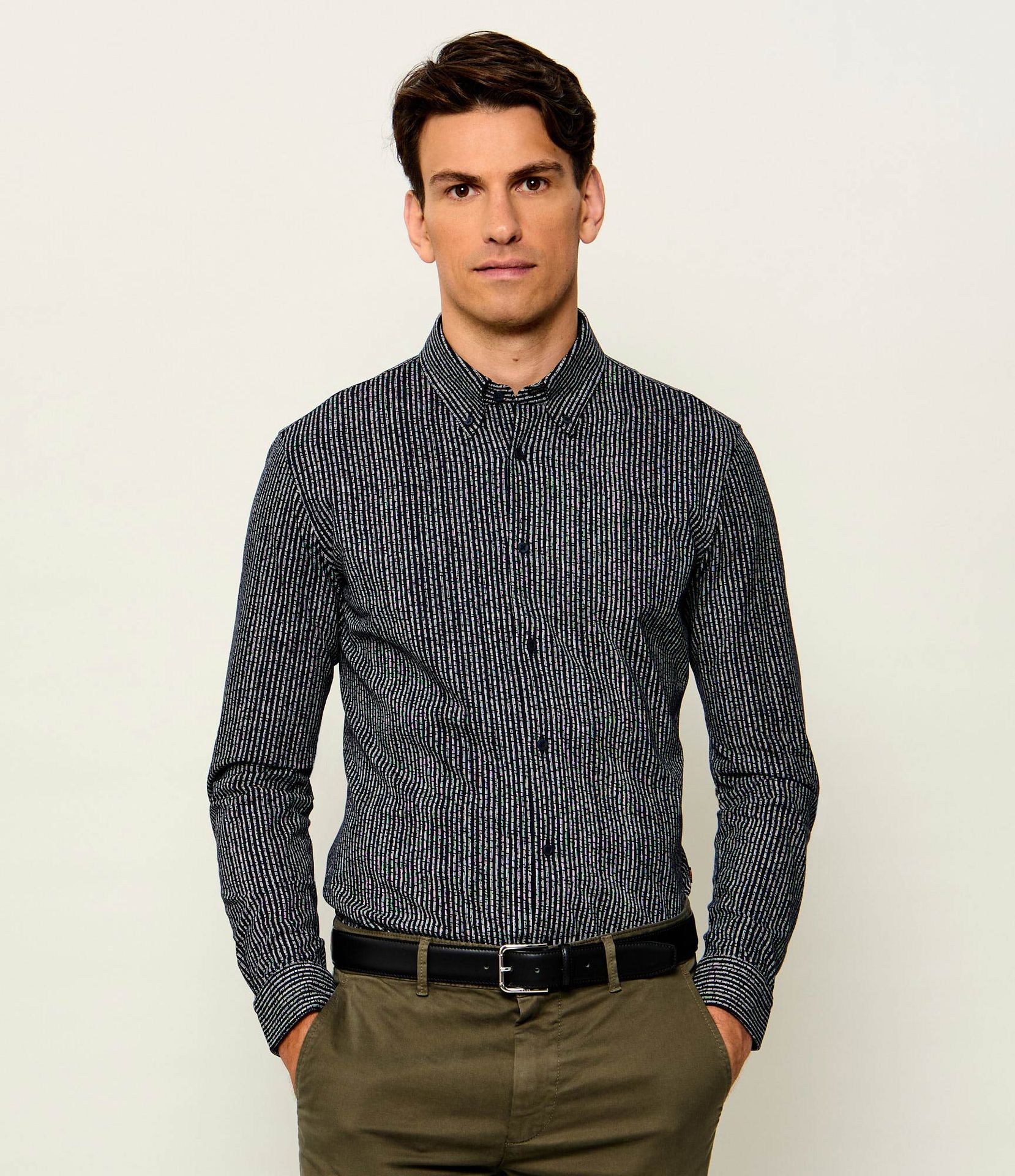 BOSS ORANGE Koszula Myjersey_M Slim Fit
