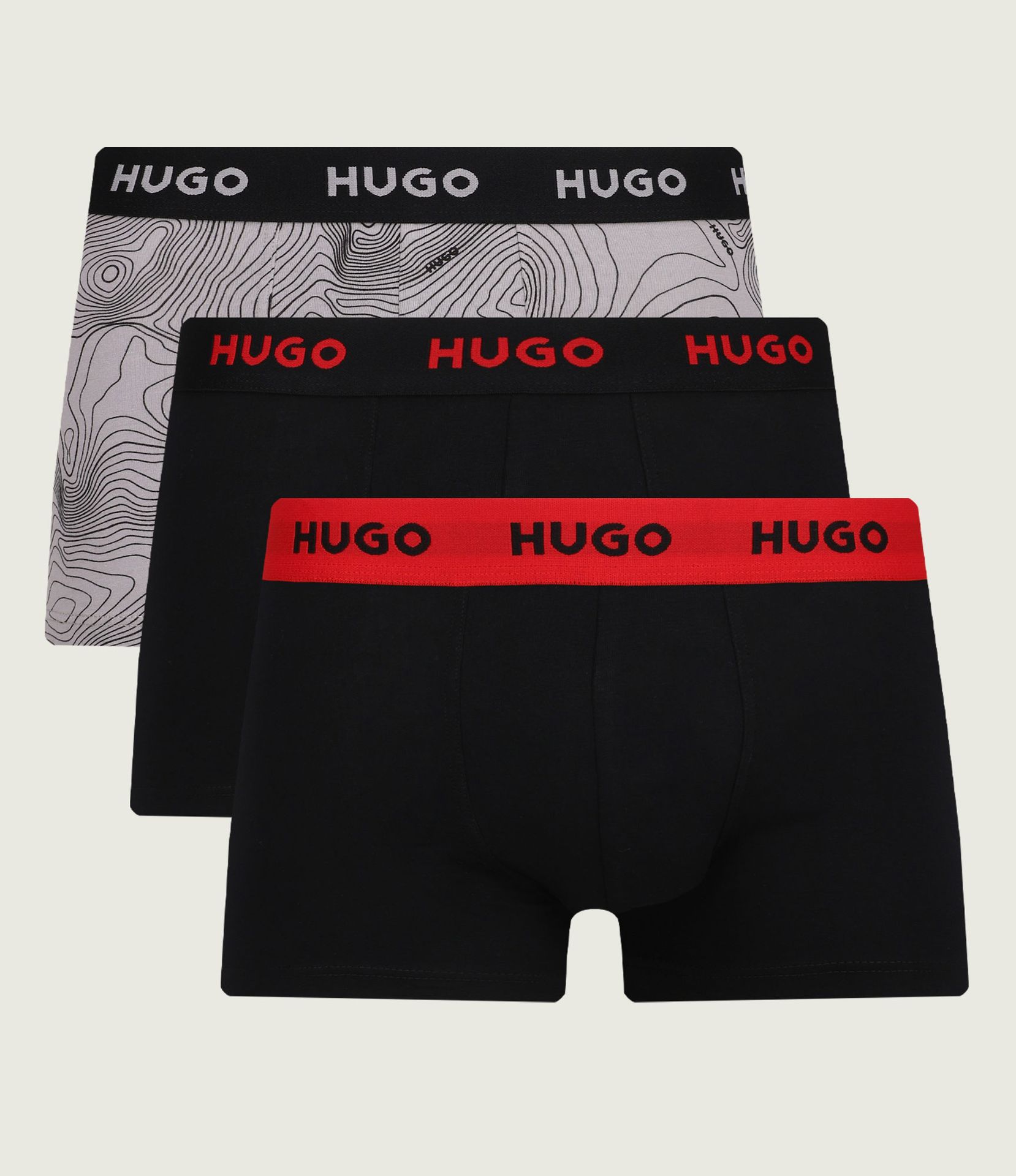 Hugo Bodywear Bokserki 3-pack Design