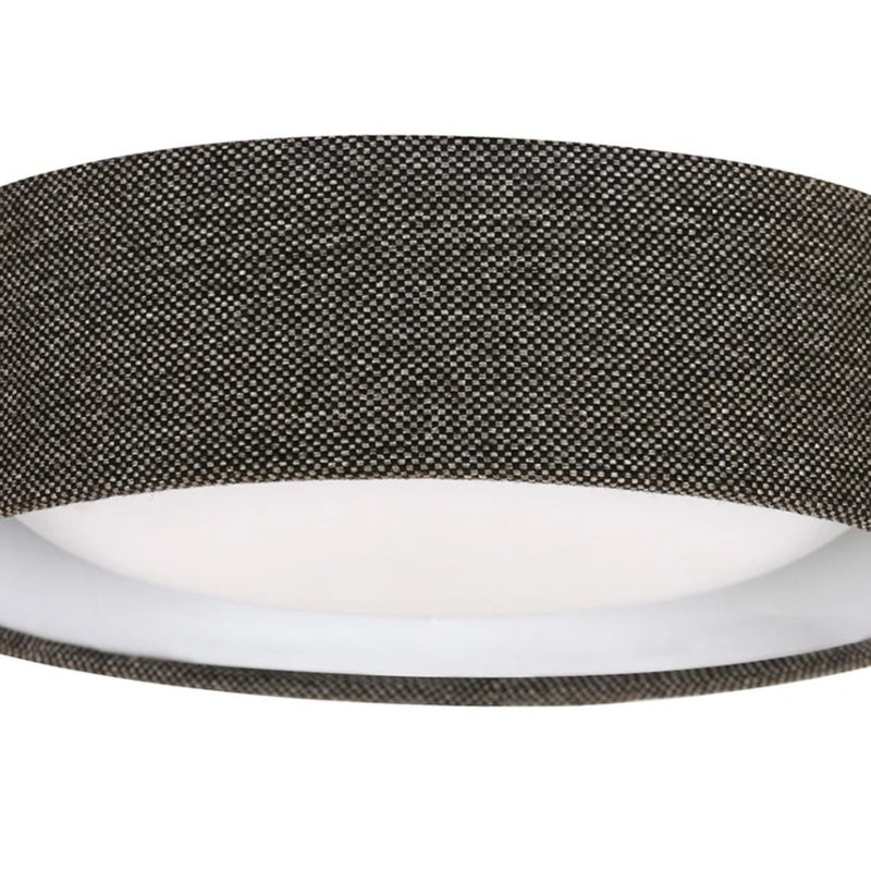 Lampa sufitowa UNO – GX53, szara tkanina, nowoczesny design – oświetlenie wnętrz