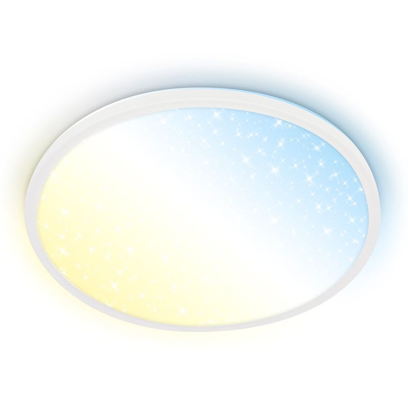 Lampa sufitowa LED, lampa sufitowa do salonu, ściemnialna, sterowana pilotem