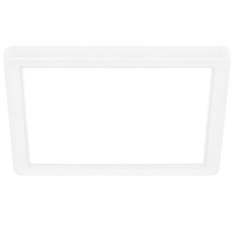 Lampa sufitowa LED Briloner SLIM CASE, światło pośrednie, neutralne białe światło, biały, 19 x 19 x 3 cm