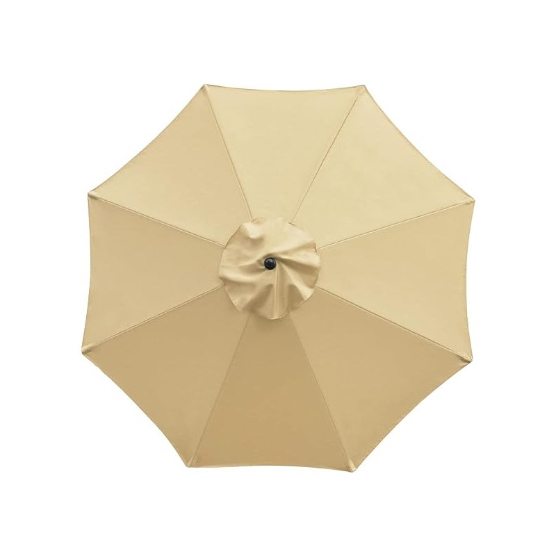 Pokrowiec zapasowy na parasol, 6 żeber, 2 m, wodoodporny, anty-UV, materiał zapasowy, khaki