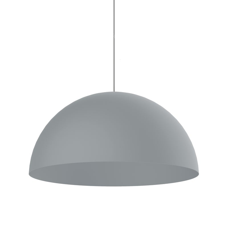 LUMICOM CASSIS Lampa wisząca, 1 x E27, maks. 42 W, metal, szary, śr. 40 cm