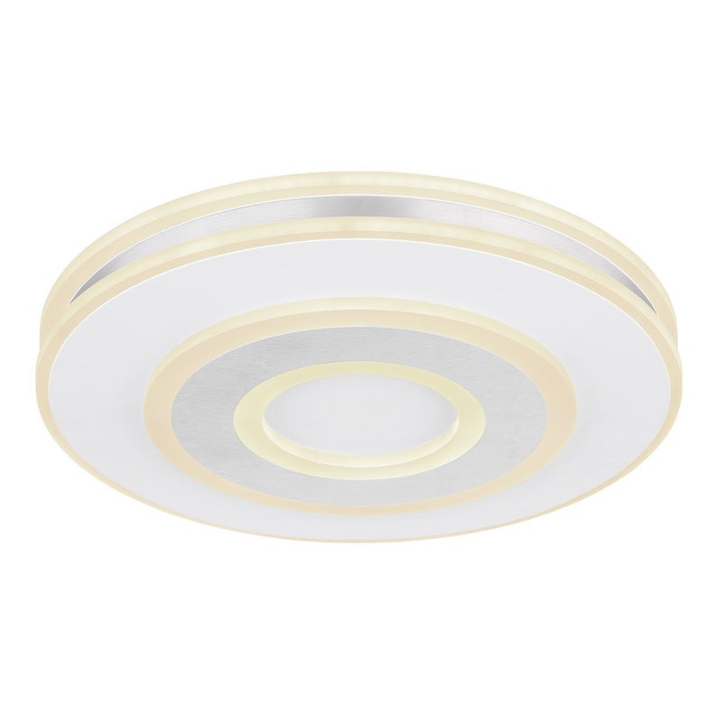 Półwpuszczana lampa sufitowa z wbudowaną diodą LED, biała dioda LED, ściemnialna 2700-6000 K, sterowana pilotem
