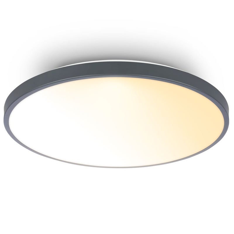 Lampa sufitowa LED, lampa sufitowa do salonu, ściemnialna, sterowana pilotem, osłona dekoracyjna CCT
