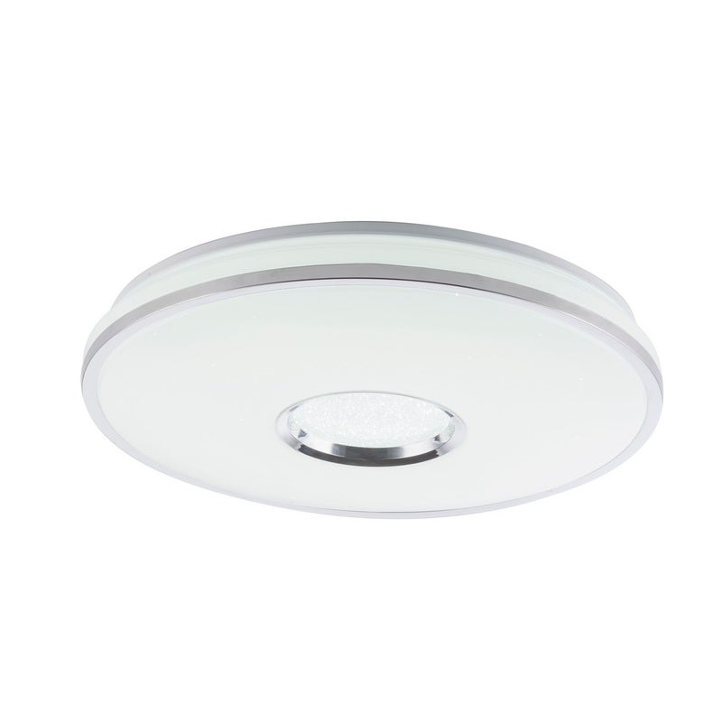 Półwpuszczana lampa sufitowa z wbudowaną diodą LED, białą diodą LED, ściemnialną do 3000-6500 K, pilotem i timerem