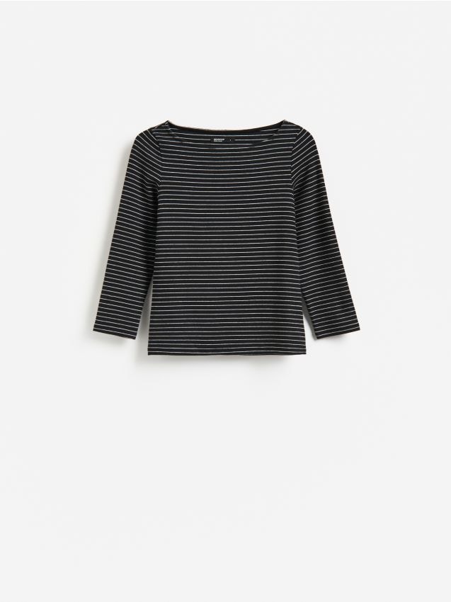 Reserved - Longsleeve z modalem - wielobarwny