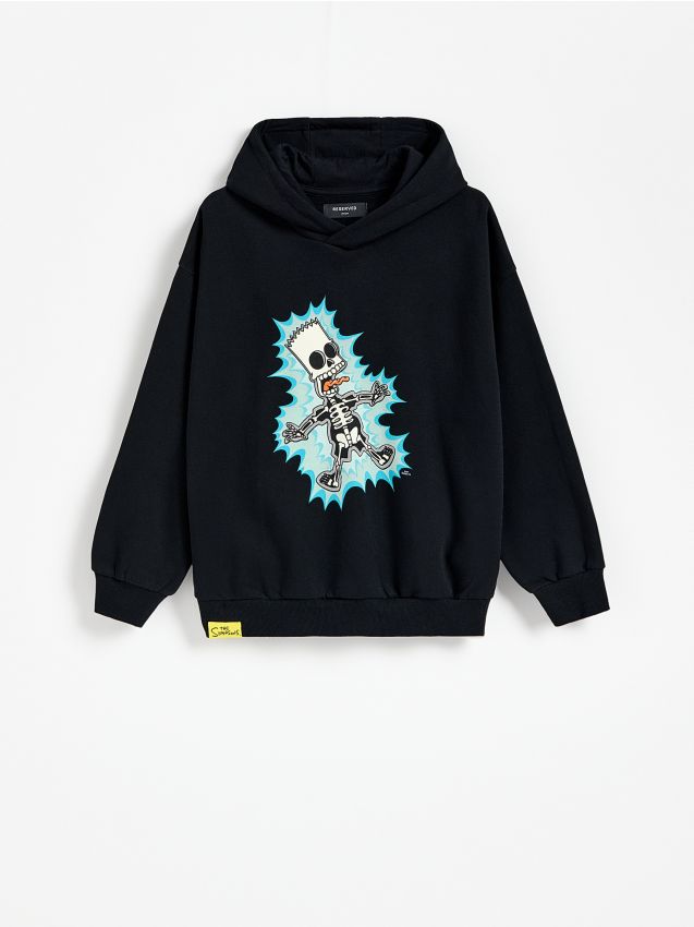 Reserved - Bluza The Simpsons - czarny
