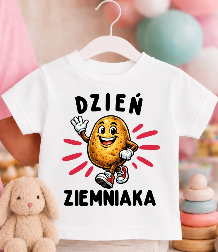 Koszulka dziecięca ''DZIEŃ ZIEMNIAKA'' ZIEMNIACZEK