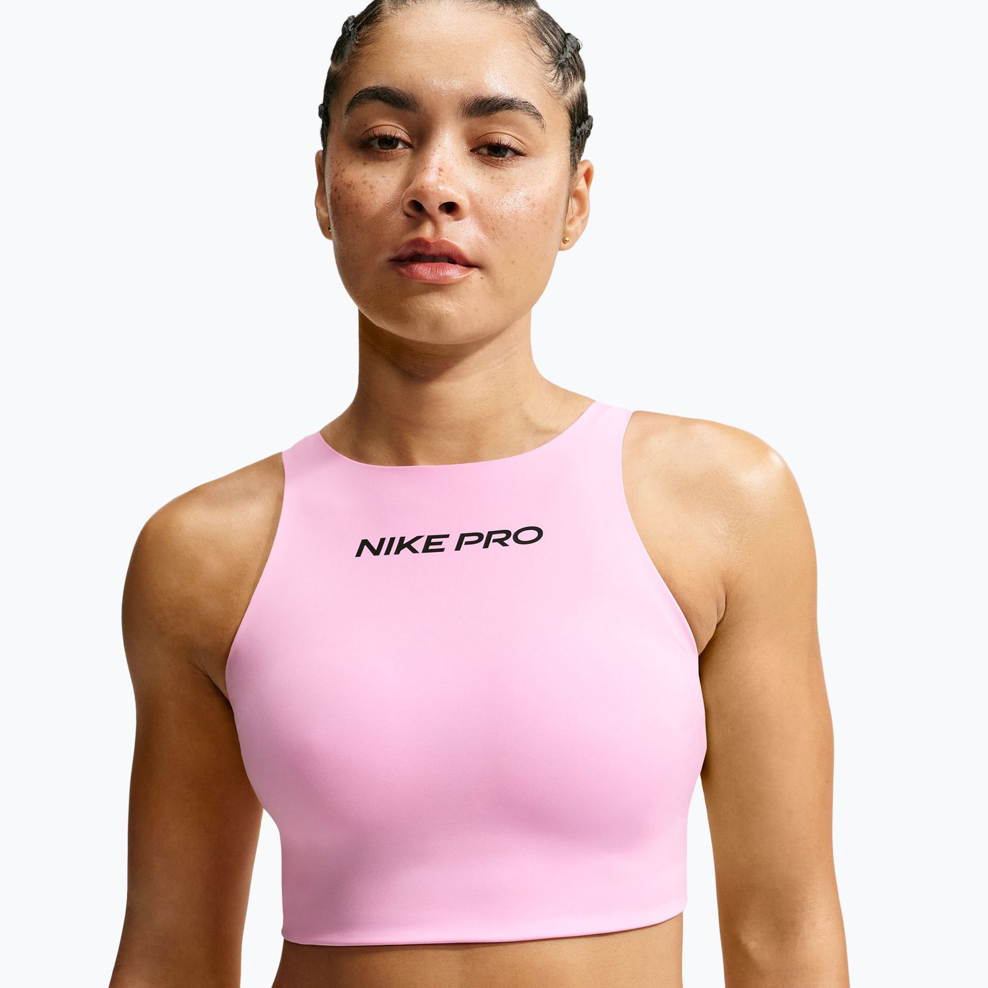 Biustonosz treningowy Nike Pro Sculpt pink rise/black WYSYŁKA W 24H 30 DNI NA ZWROT