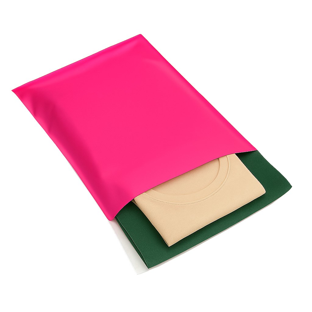 Foliopaki koperty foliowe wysyłkowe różowe 260x350 mm FB03/B4 50 szt
