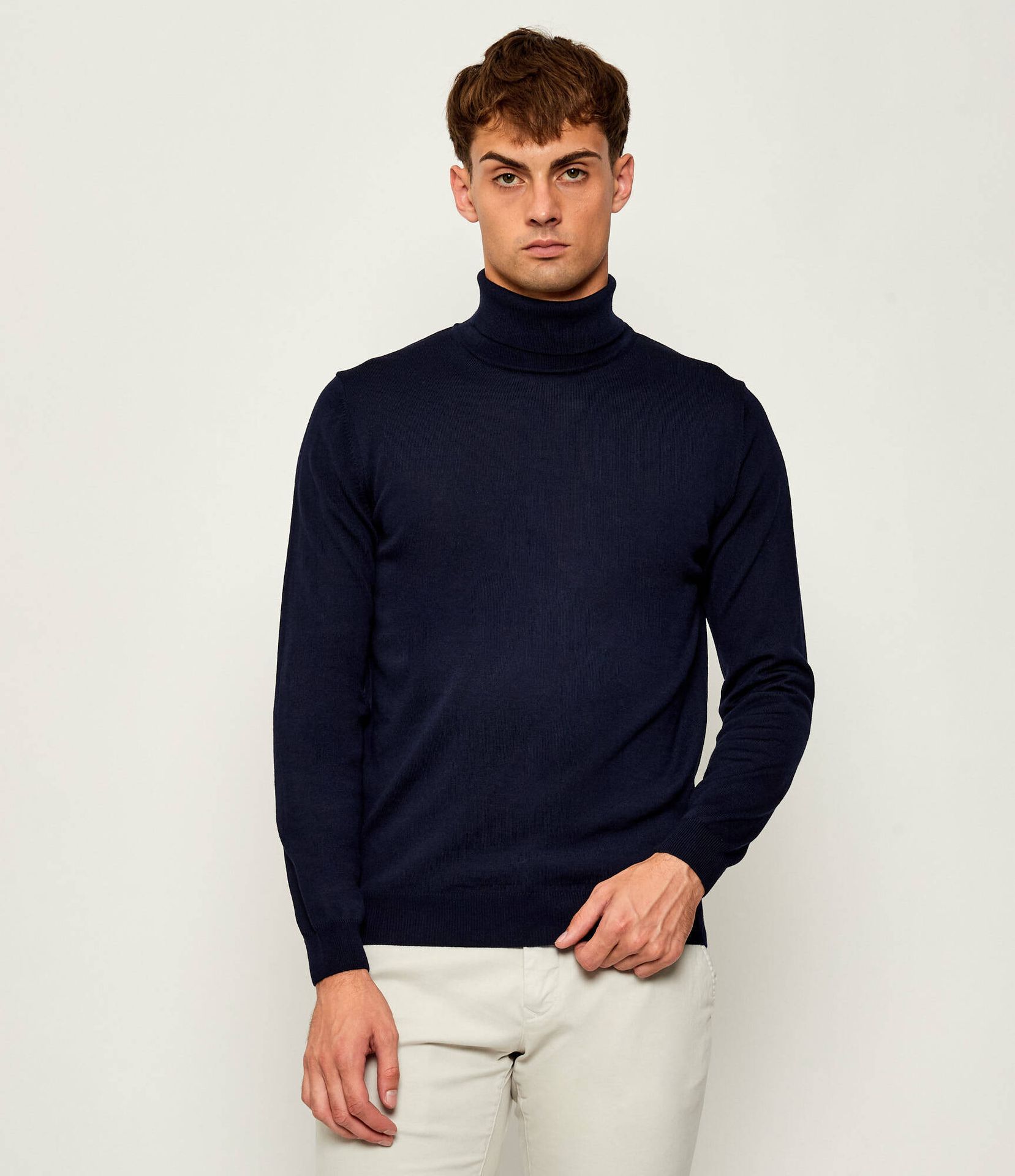 Stenströms Wełniany golf Slim Fit