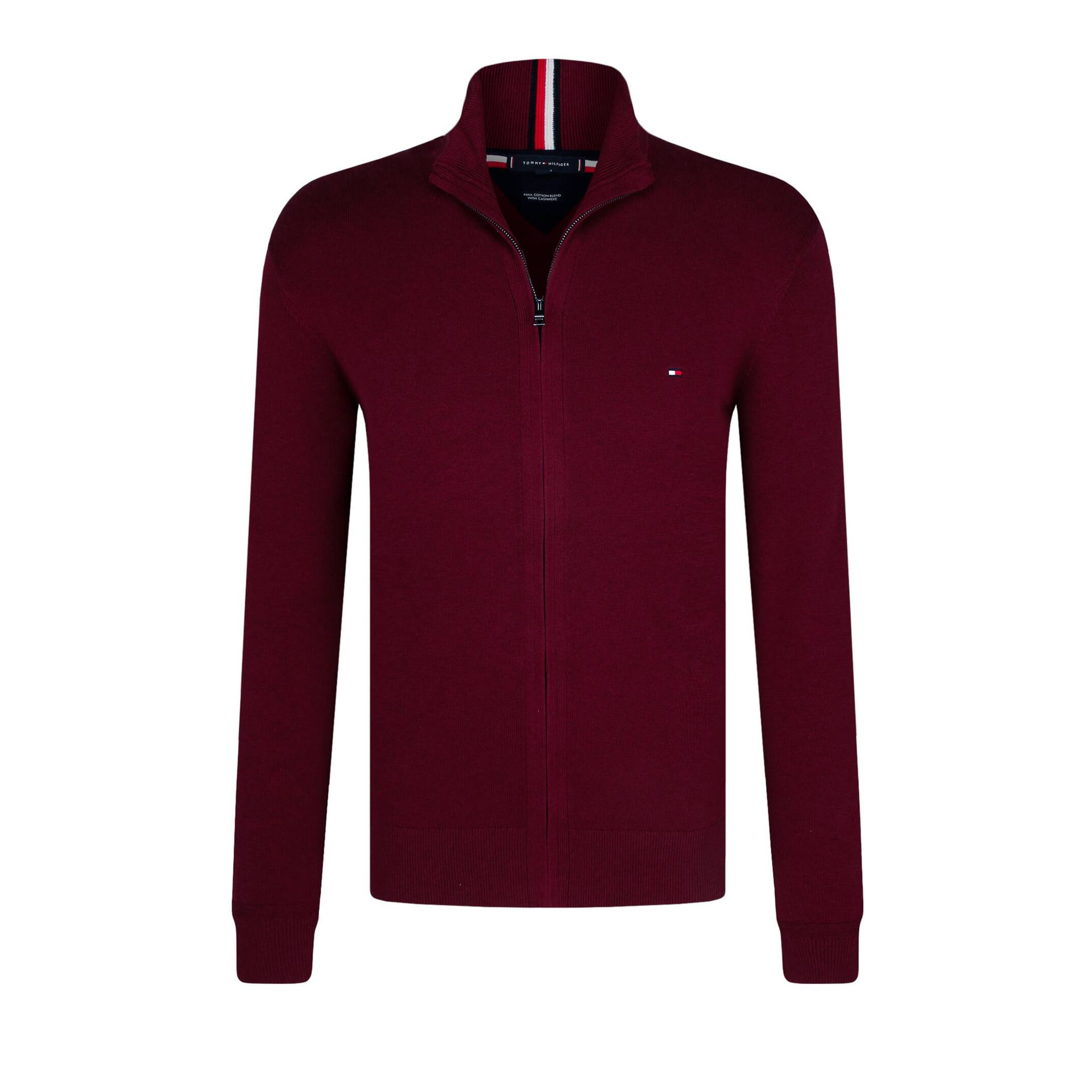 Tommy Hilfiger Sweter Regular Fit z dodatkiem kaszmiru