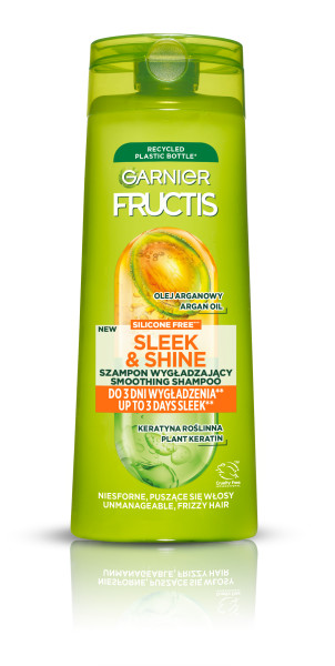 Garnier Fructis Sleek & Shine Wygładzający Szampon do Włosów 400ml