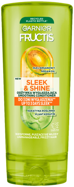 Garnier Fructis Sleek & Shine Wygładzająca Odżywka do Włosów 200ml