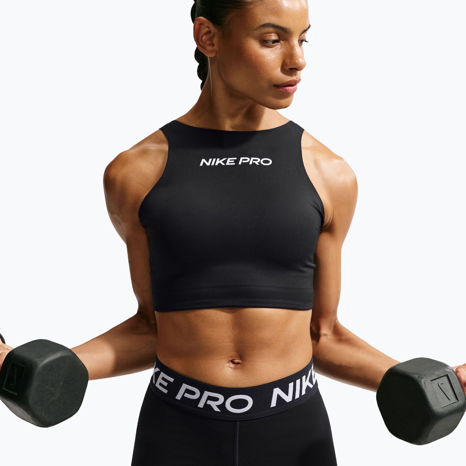 Biustonosz treningowy Nike Pro Sculpt black/white WYSYŁKA W 24H 30 DNI NA ZWROT