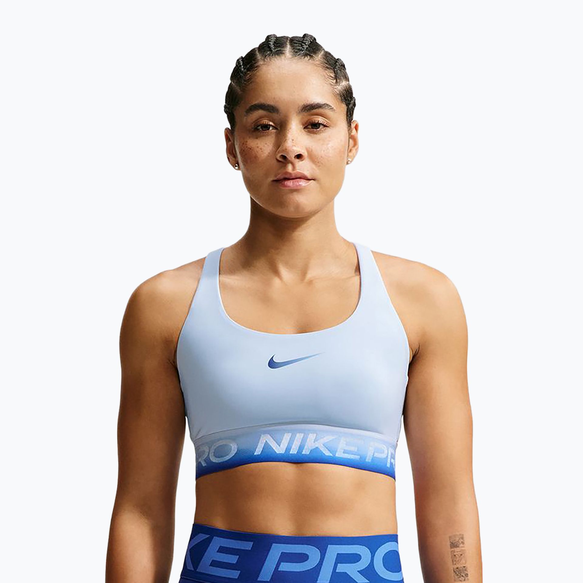 Biustonosz treningowy Nike Pro hydrogen blue/hydrogen blue/old royal WYSYŁKA W 24H 30 DNI NA ZWROT