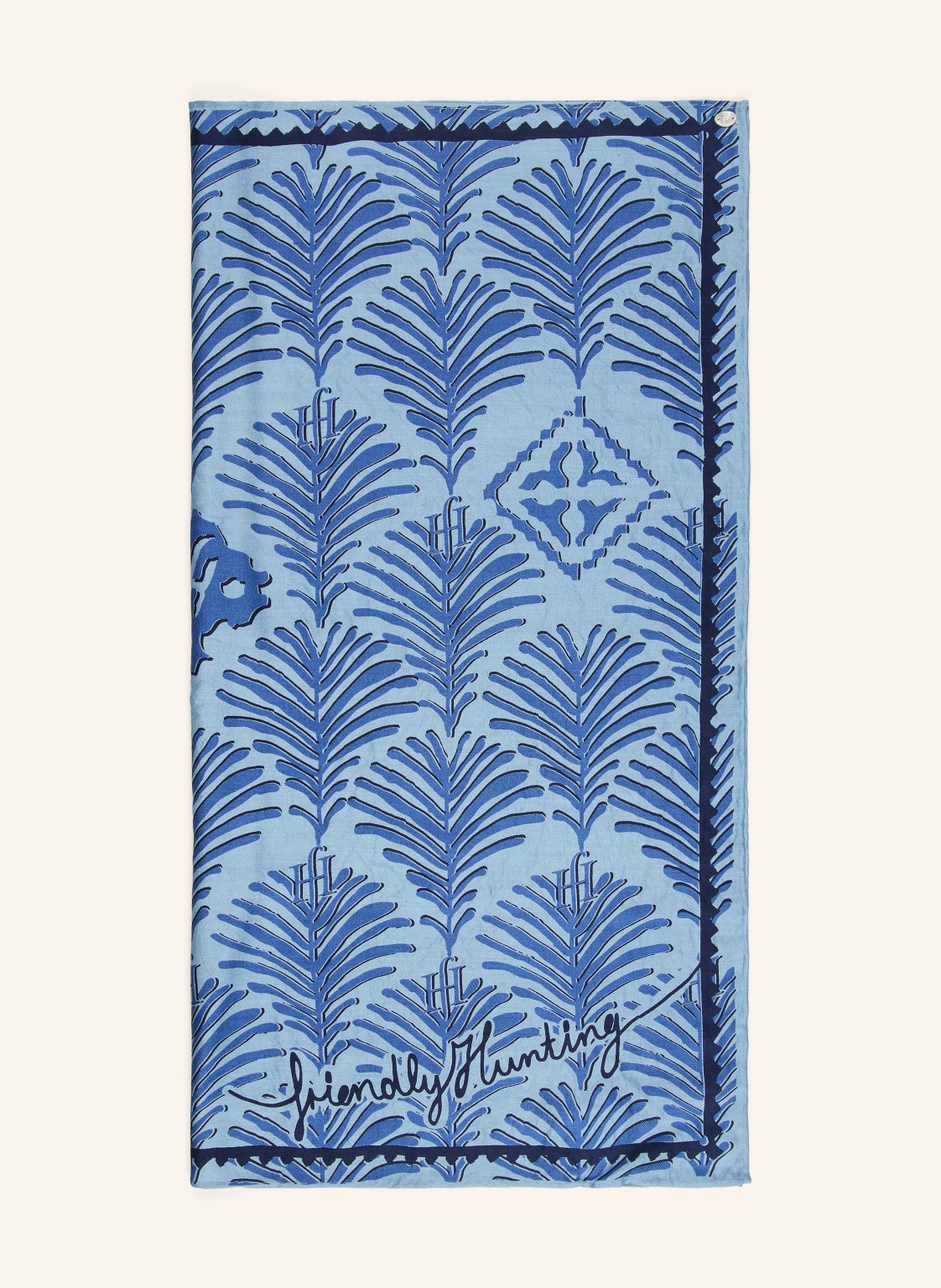 Friendly Hunting Szalik Jedwabny blau