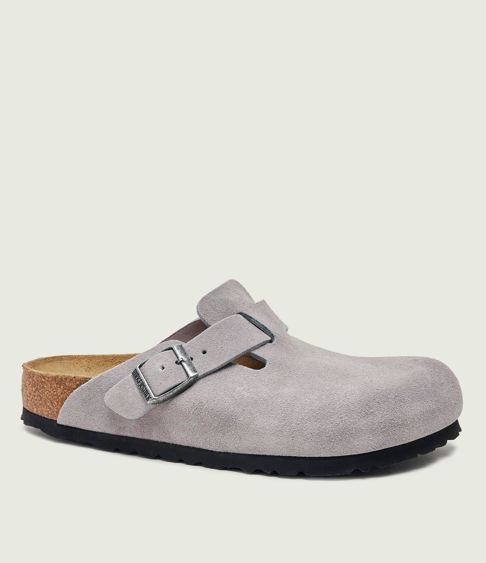 Birkenstock Mule Boston zamsz narrow fit