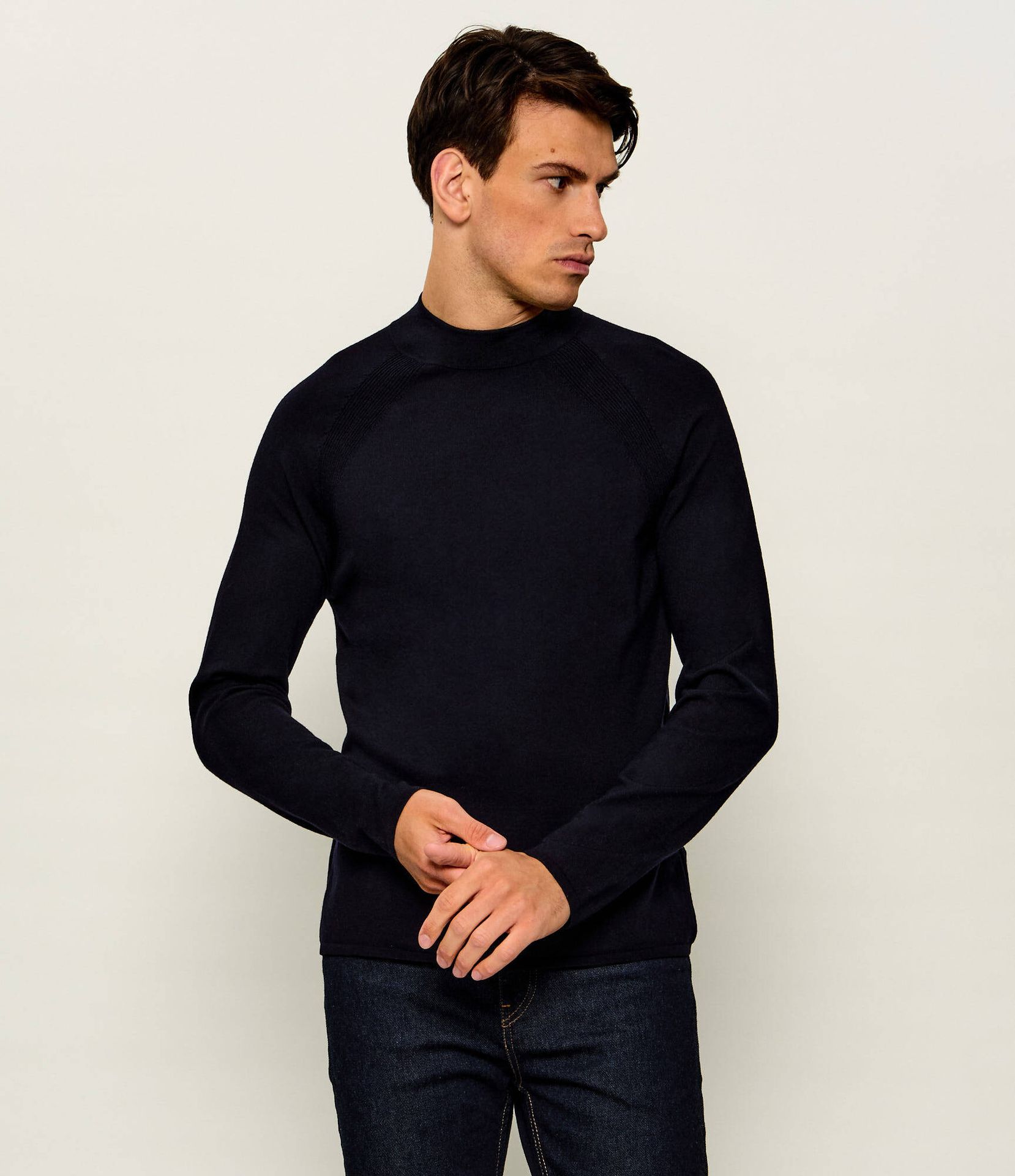TIGER OF SWEDEN Wełniany półgolf Florian RWS Regular Fit