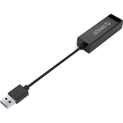 Karta sieciowa ORICO UTJ-U3 USB-A, Zewnętrzna ORICO-UTJ-U3-BK-BP-HU